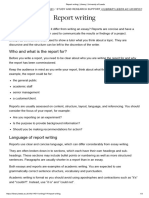 Report writing _ Library _ University of Leeds