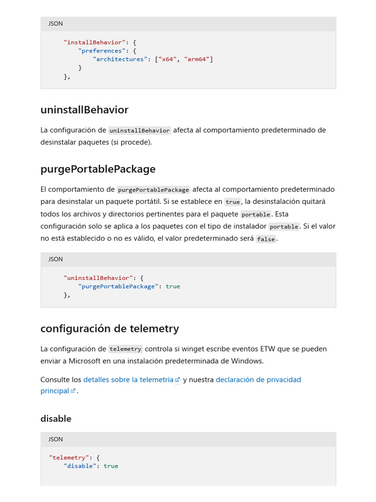Uninstallbehavior: Disable | PDF | Informática
