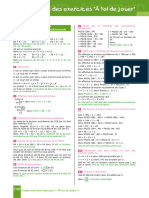 S1 - 248 - Exercices Corrigés