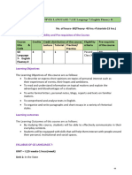 GE - English Fluency II - Syllabus