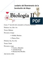 Programa Biologia I 3er Año