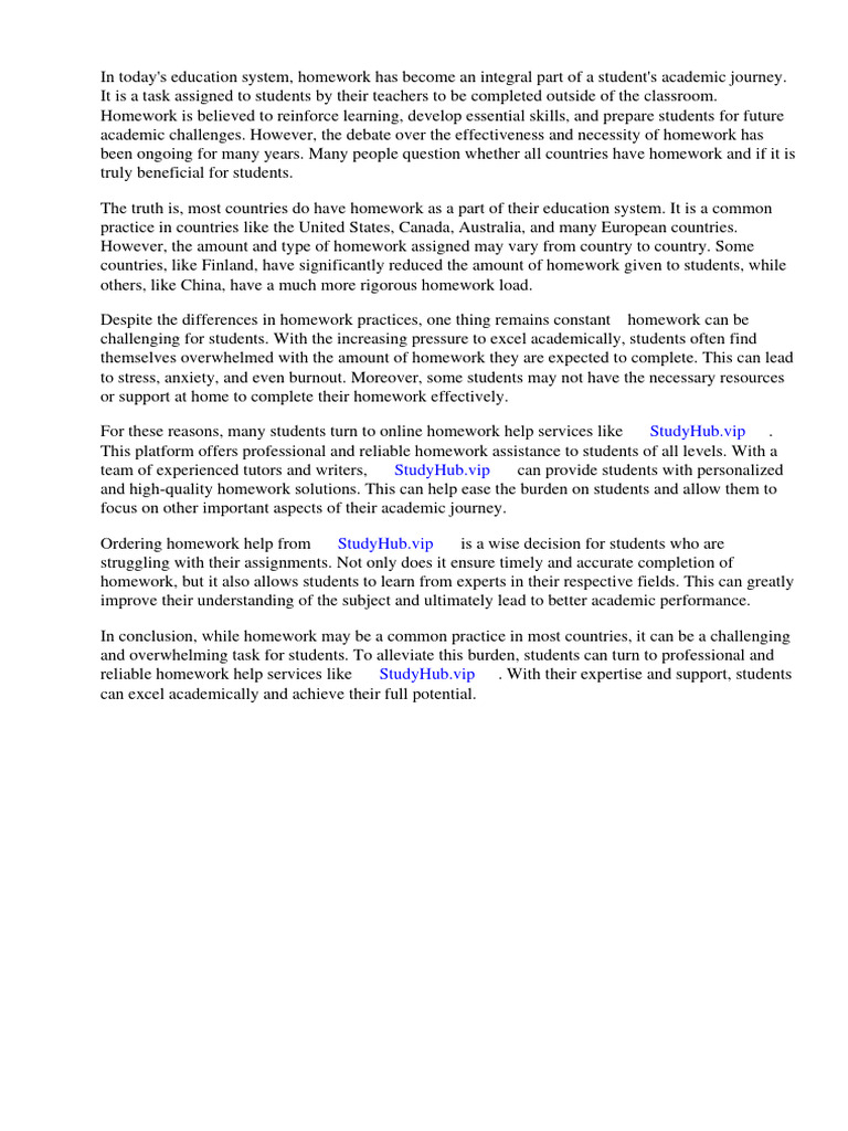 do-all-countries-have-homework-pdf-homework-programme-for