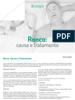 Ronco - Causa e Tratamento