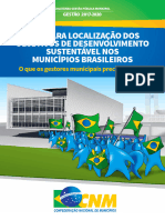 ODS-Objetivos de Desenvolvimento Sustentavel Nos Municipios Brasileiros (CNM)