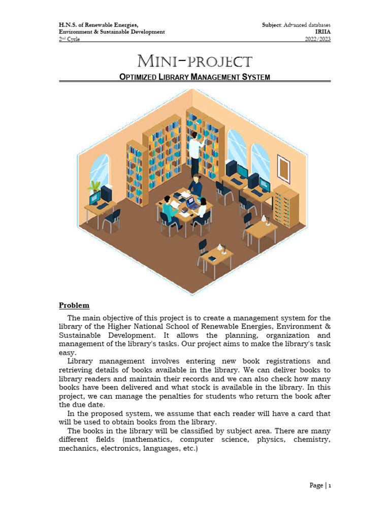 Library Management System Project | PDF | Libraries | Books