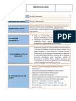 Descriptor de Cargo Jefe de Compras PDF