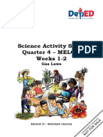 L A S - S Ci: Science Activity Sheet Quarter 4 - MELC 1 Weeks 1-2