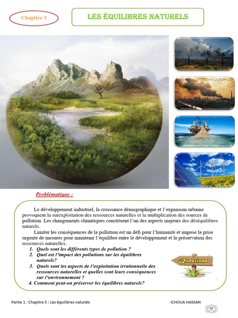 Impact de la Pollution sur l'Équilibre Naturel | PDF | Effet de serre ...