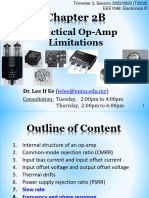 2022 2023 Tri 3 EEE1046 Chapter 2B Practical Op Amp Limitations