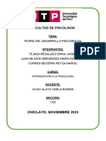 Facultad de Psicología: Chiclayo, Noviembre 2023