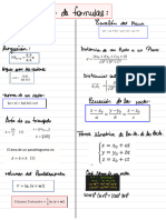 Hoja de Formulas