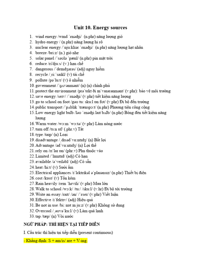 Unit 10 (L P 7) | PDF
