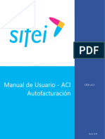 ACI Autofacturación - Manual de Usuario