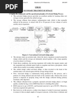 Secondary Treatment of Sewage