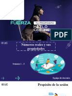 Semana 1 - Sesión 2 - Números Reales