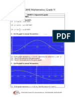 GRADE 11 - Trig Graphs