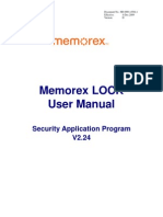 Memo Rex Lock User Manual v224-D