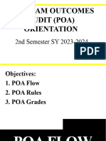 POA Orientation 2S 2324