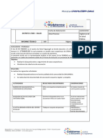 Informe de Actividades en Caso Efenv Sahuangal