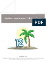 Salesforce Summer12 Release Notes