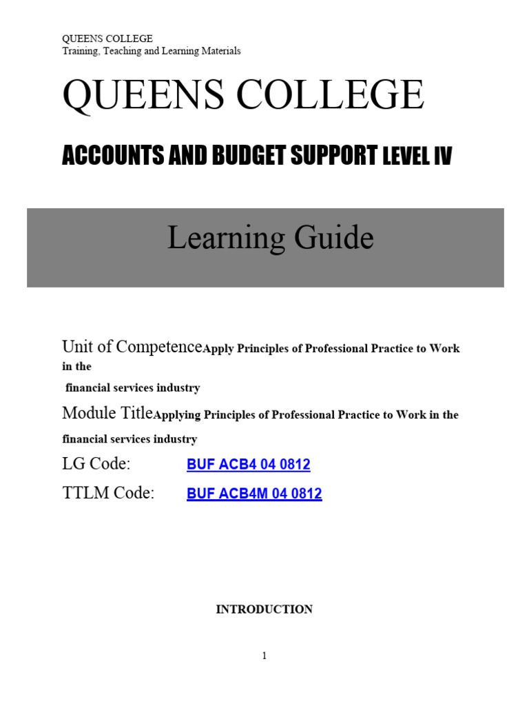 4.apply Principles of Professional Practice To Work in The Download