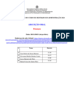 Divulgacao Arguicao Oral Mestrado - Edital Regular 2024