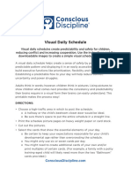 Printable Visual Daily Schedule