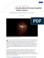 What Evidence Reveals About The Gaza Hospital Blast's Source - The Economist