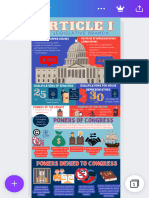 Article I of the Constitution infographic