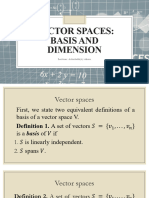 Lec4 Vector Spaces. Basis and Dimension