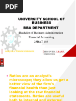 Analysis of Financial Statements