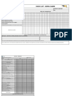 Check List - Lavadora Alta Pressão Projetec