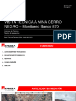 Monitoreo Vibraciones y Sobrepresión - Mina Cerro Negro Banco - 870