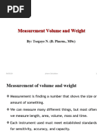 2.measurement of Volume and Weight