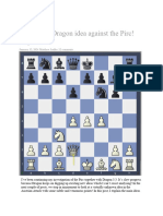 A Stunning Dragon Idea Against The Pirc 5.Qd2!