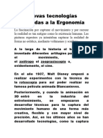 Nuevas tecnologías aplicadas a la Ergonomía