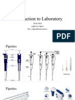 Introduction To Laboratory