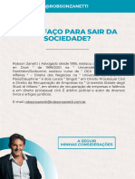 Como Faço para Sair Da Sociedade - Artigo Robson Zanetti