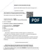 Procedimento para Requerer Diploma