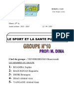 Le Sport Et La Sante Physique