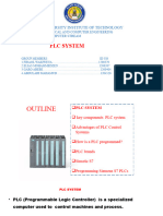 PLC System: Dire Dawa University Institute of Technology