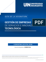 Gestion Deempresas de Servicios e Innovacion Tecnologica - LEJ - Guia