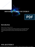 Different Forms of Energy - Physics - 10B