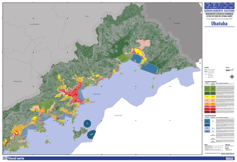 Mapa de Zoneamento de Ubatuba | PDF | Planejamento urbano | Ambiente ...