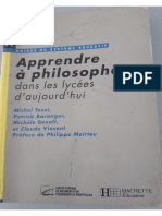 Apprendre à philosopher