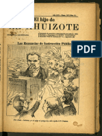 Hijo Del Ahuizote El. 1901. Vol. 16 No. 771. Agosto.