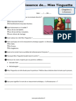 La Renaissance De... MissTinguette Questionnaire Chapitre 1