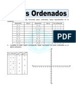 Pares Ordenados Para Quinto de Primaria