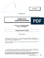 Agr Gation Externe Section Physique - Chimie Option Physique - Sujet de La Deuxi Me Preuve Crite de La Session 2020 8135