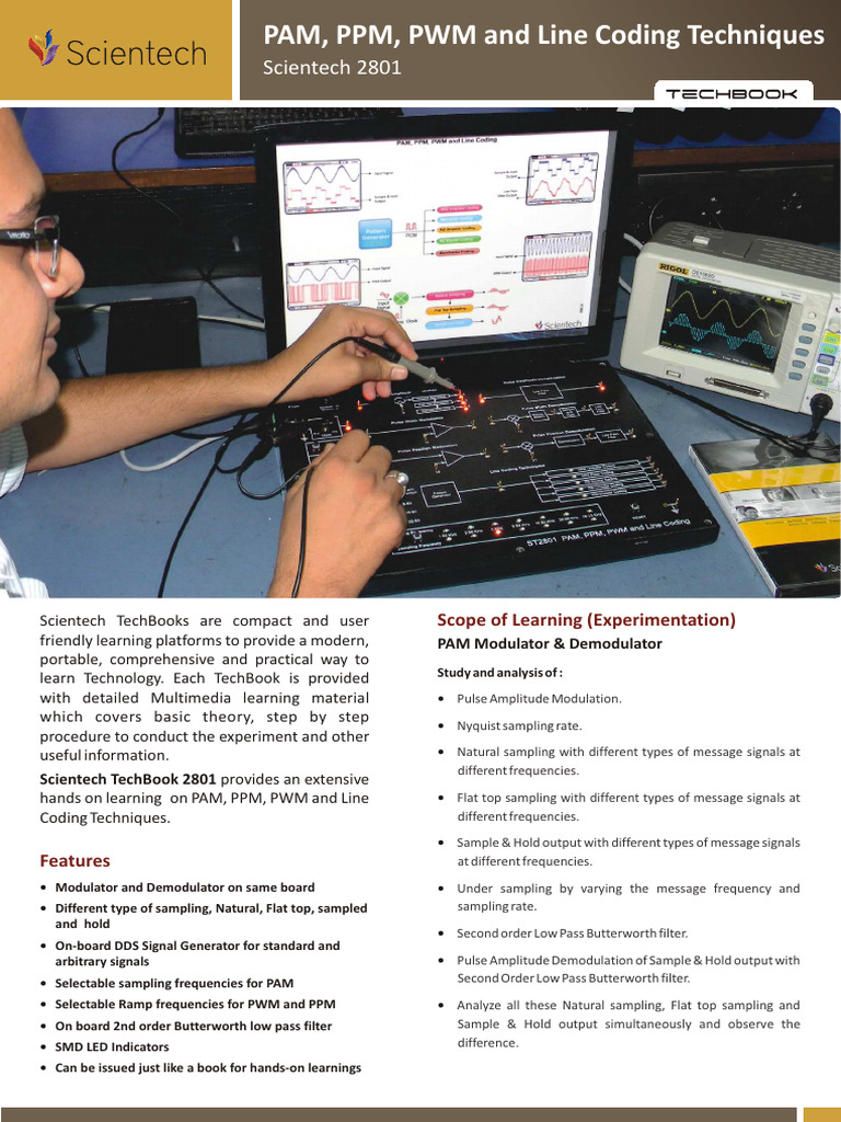 Scientech 2801 | PDF | Modulation | Sampling (Signal Processing)